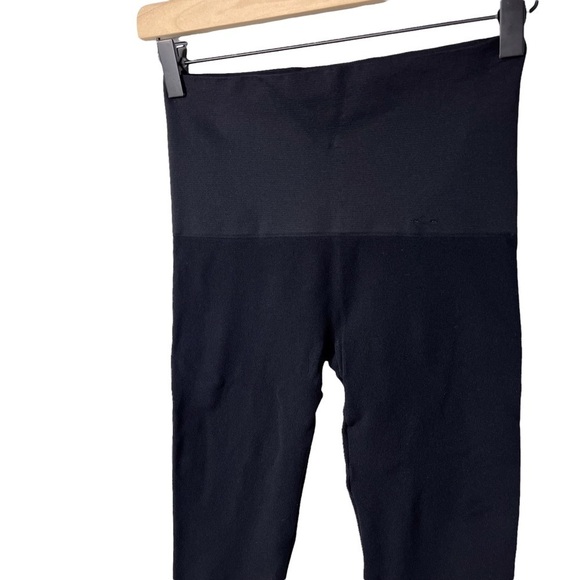 Spanx Seamless Leggings Black Size Large High Waist Shapewear Slimming - Picture 2 of 8